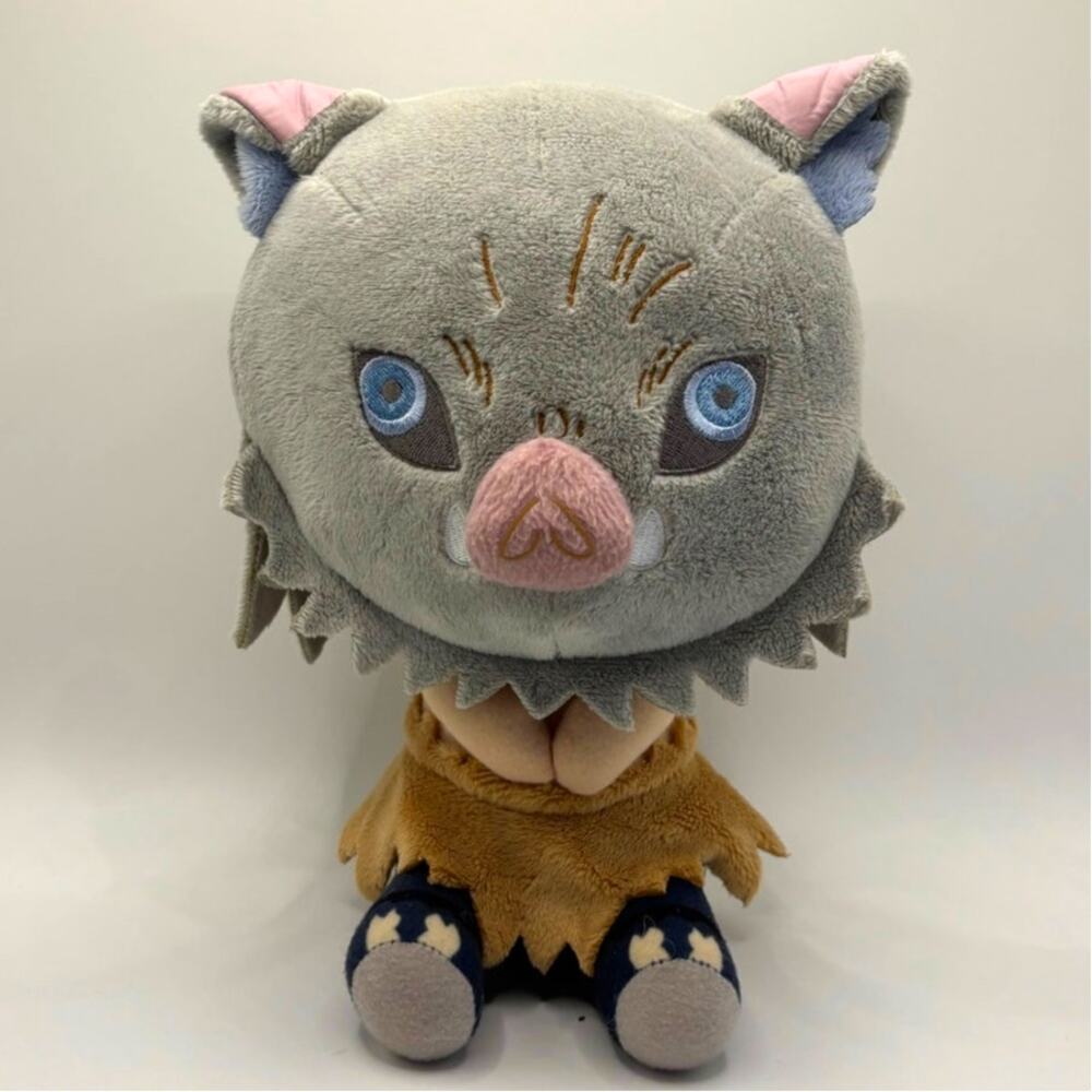Demon Slayer 9" Bandai Plush Kimetsu no Yaiba Inosuke Hashibira Version B Anime